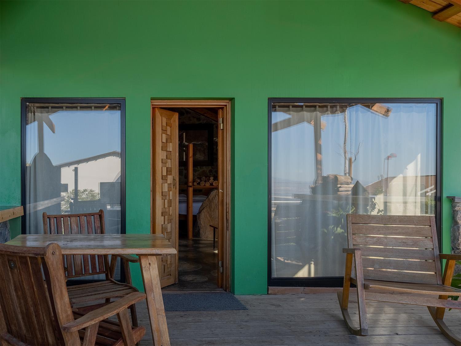 The Green And Red Cabins Ma'ale Gamla Exterior foto
